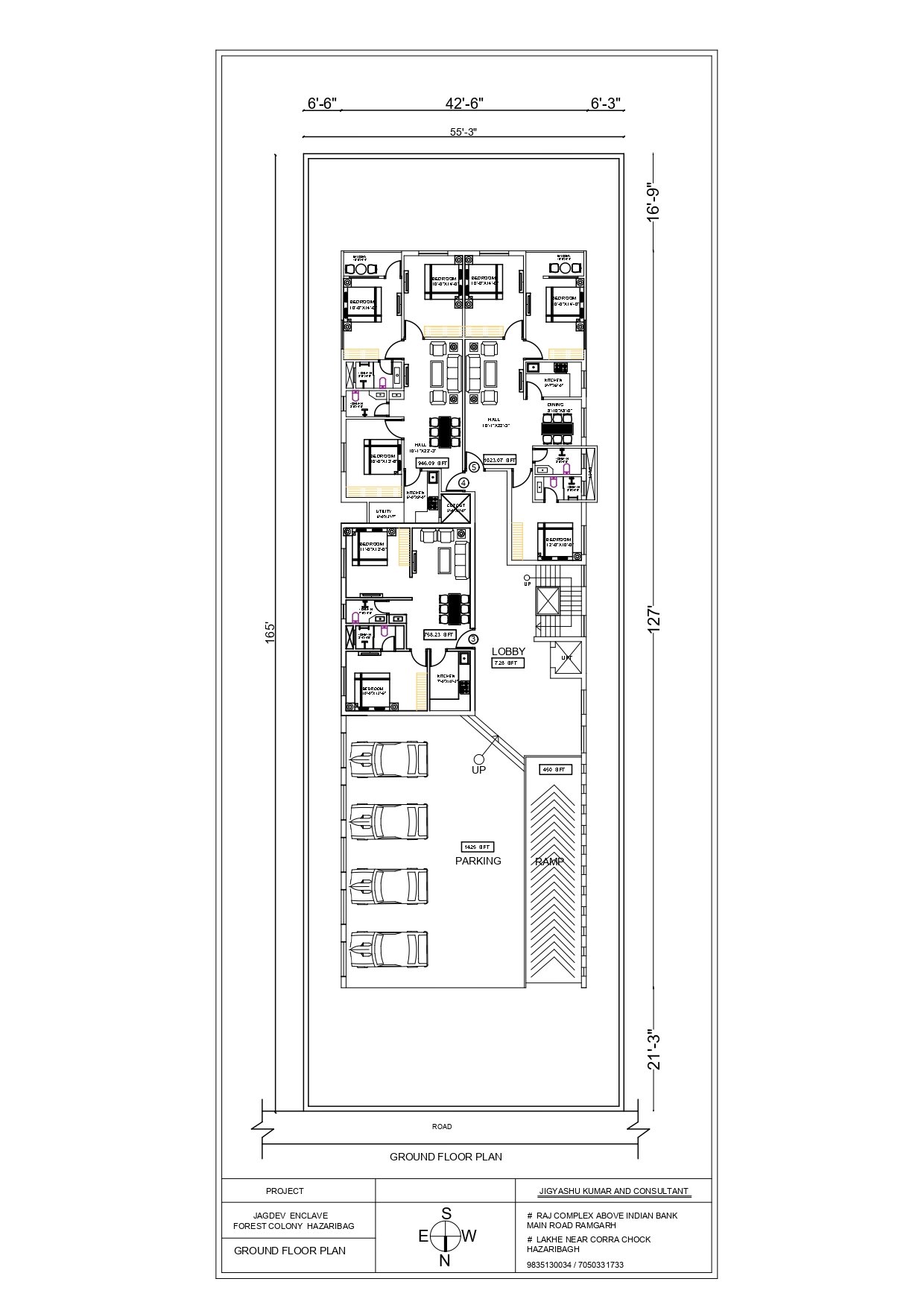JAGDEV ENCLAVE GROUND FLOOR PLAN