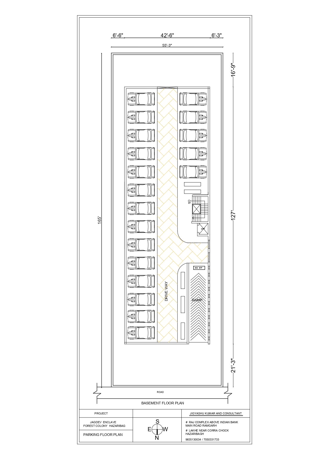 JAGDEV ENCLAVE PARKING FLOOR PLAN