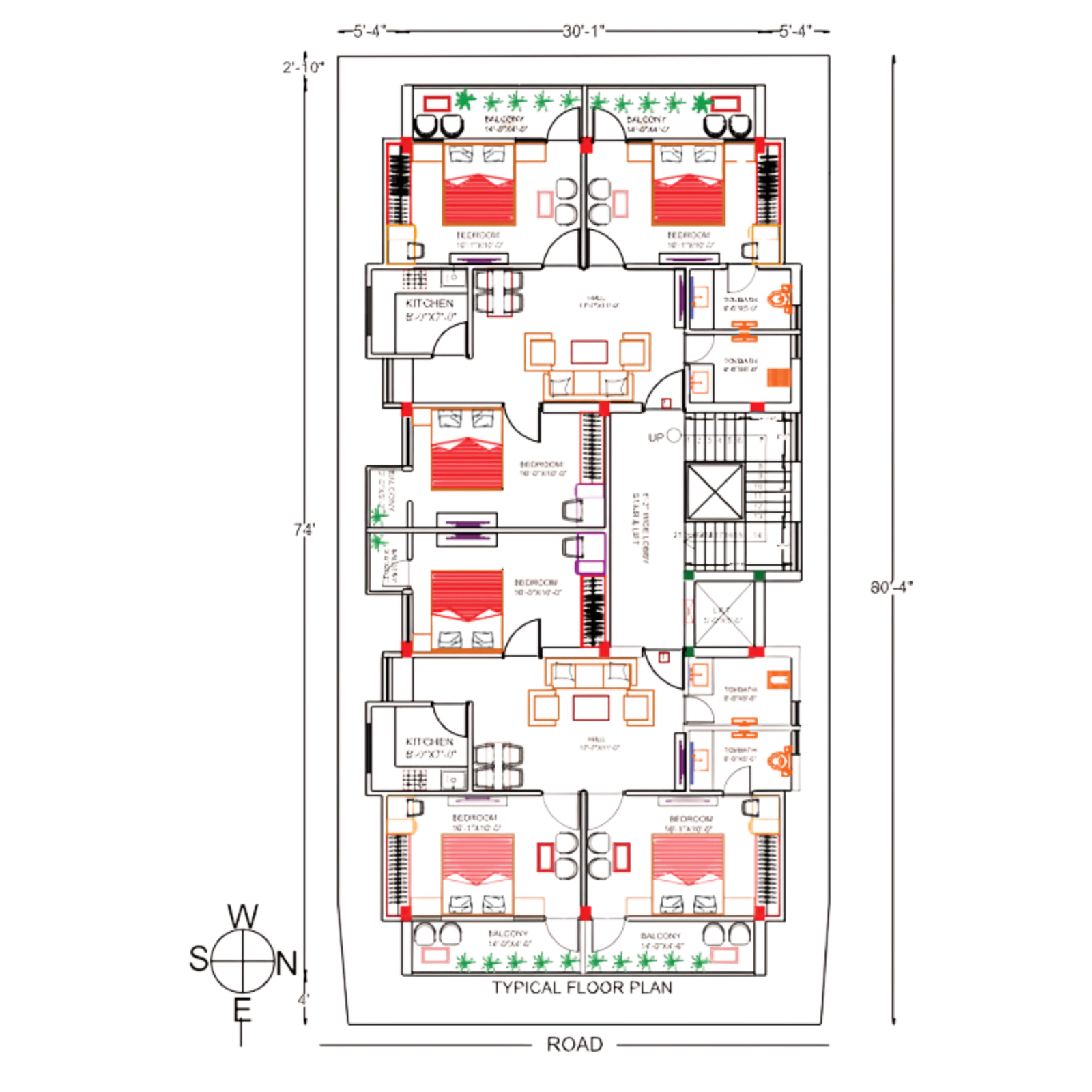 R R Complex Typical Floor